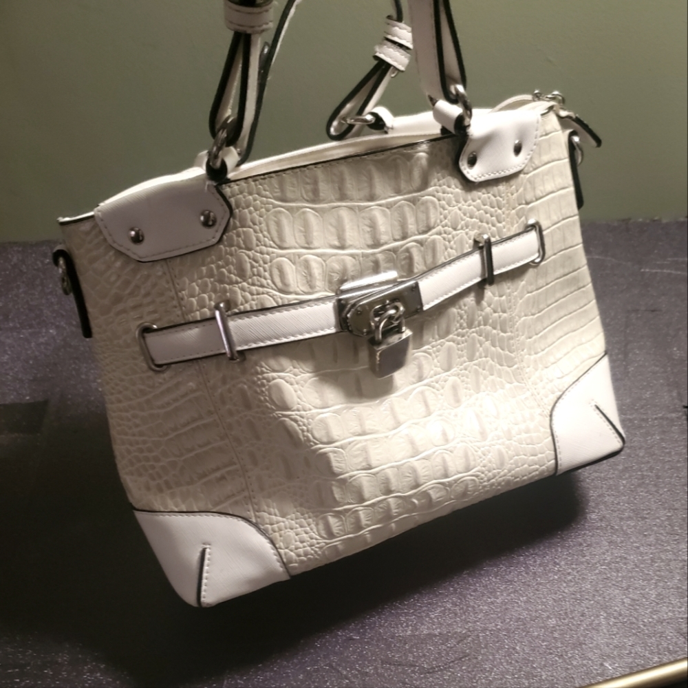White MC handbag